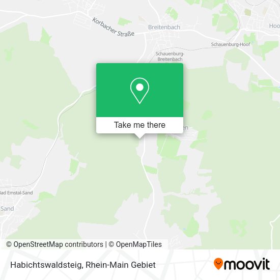 Карта Habichtswaldsteig