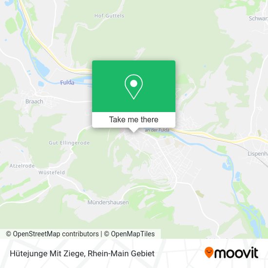 Карта Hütejunge Mit Ziege