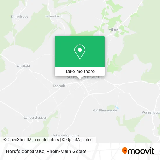 Карта Hersfelder Straße