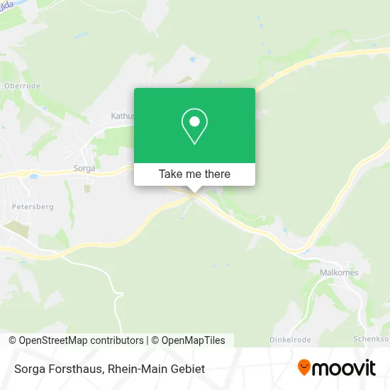 Sorga Forsthaus map