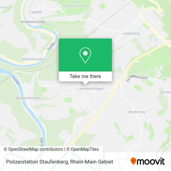 Карта Polizeistation Staufenberg