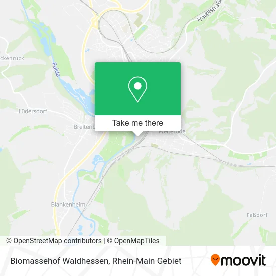 Карта Biomassehof Waldhessen
