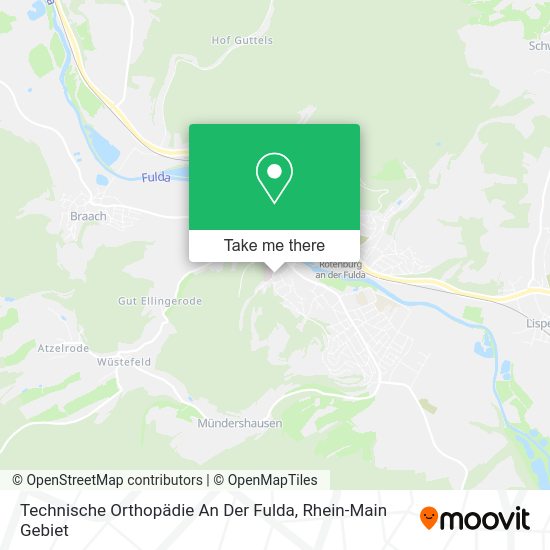 Карта Technische Orthopädie An Der Fulda
