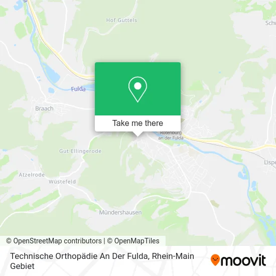 Карта Technische Orthopädie An Der Fulda