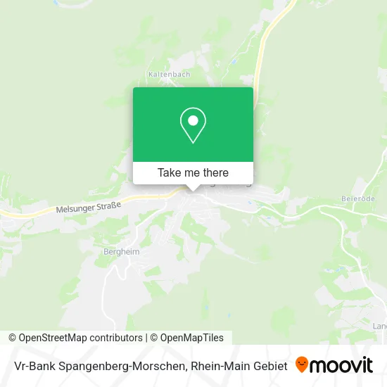 Карта Vr-Bank Spangenberg-Morschen