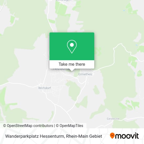 Карта Wanderparkplatz Hessenturm