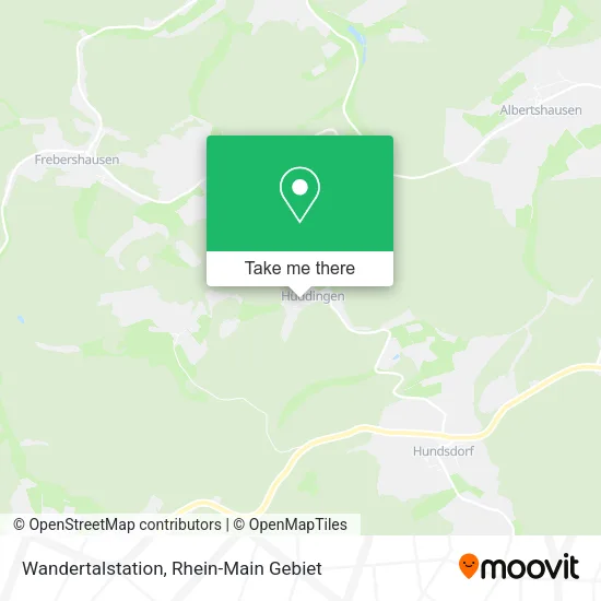 Wandertalstation map