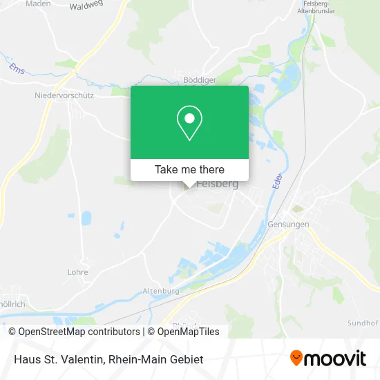 Haus St. Valentin map