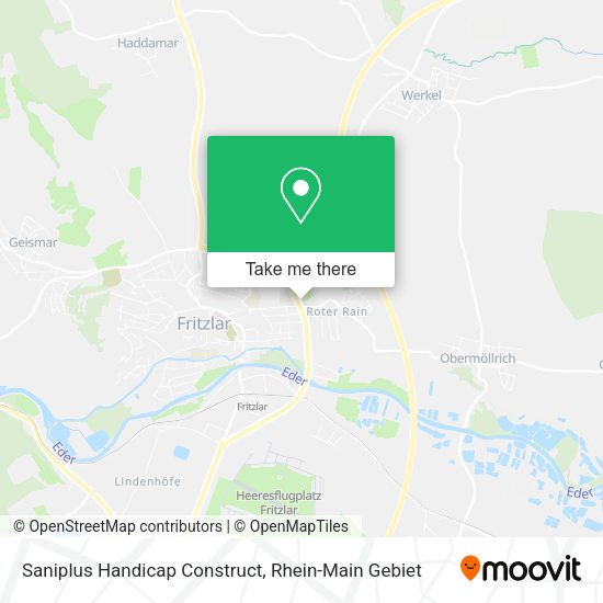 Saniplus Handicap Construct map