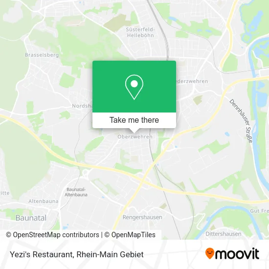 Карта Yezi's Restaurant