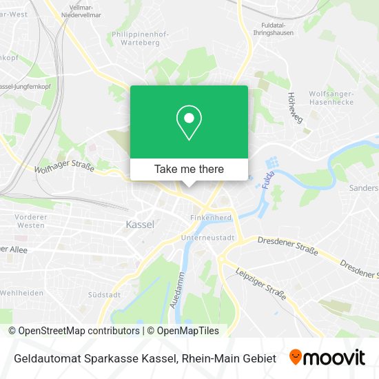 Карта Geldautomat Sparkasse Kassel