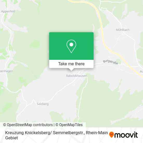Карта Kreuzung Knickelsberg/ Semmelbergstr.