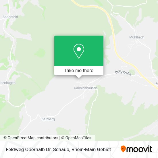Карта Feldweg Oberhalb Dr. Schaub