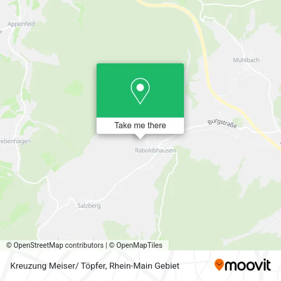 Карта Kreuzung Meiser/ Töpfer