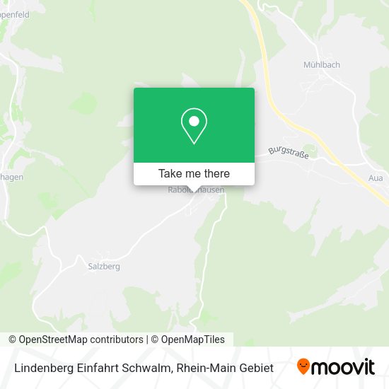 Карта Lindenberg Einfahrt Schwalm