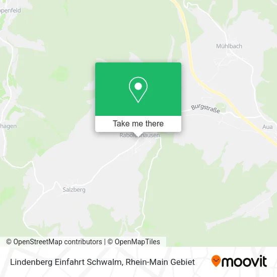 Карта Lindenberg Einfahrt Schwalm