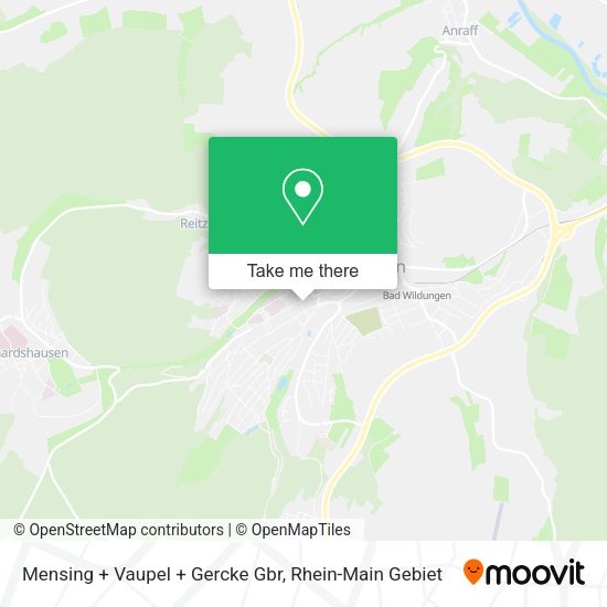 Карта Mensing + Vaupel + Gercke Gbr