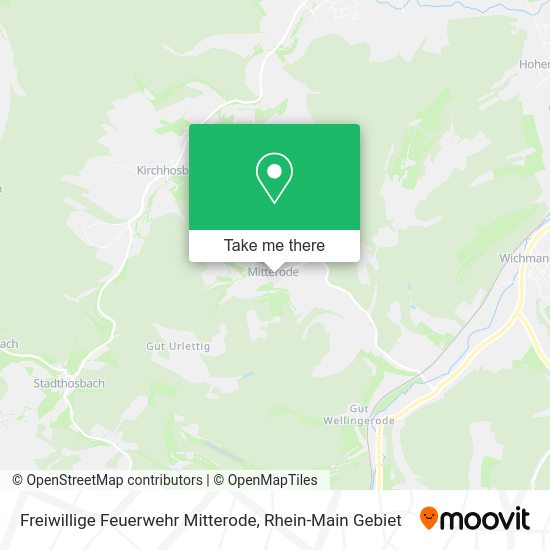 Карта Freiwillige Feuerwehr Mitterode