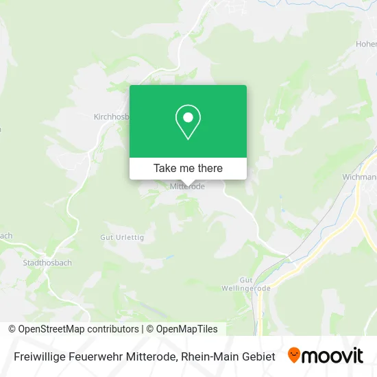 Карта Freiwillige Feuerwehr Mitterode
