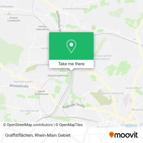 Карта Graffitiflächen