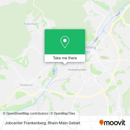 Карта Jobcenter Frankenberg
