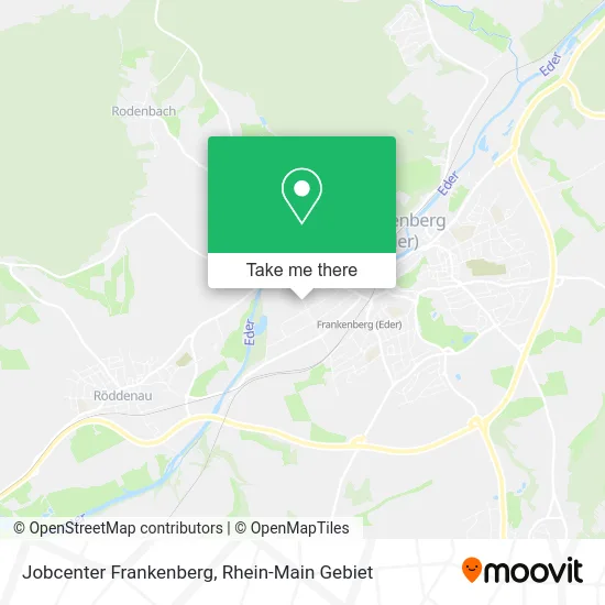 Карта Jobcenter Frankenberg