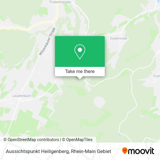 Карта Aussichtspunkt Heiligenberg