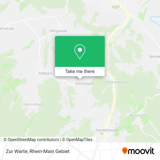 Карта Zur Warte