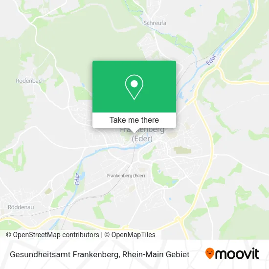 Карта Gesundheitsamt Frankenberg