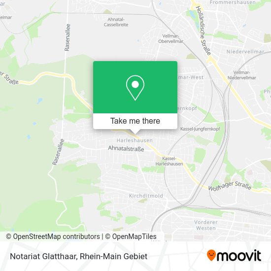 Карта Notariat Glatthaar