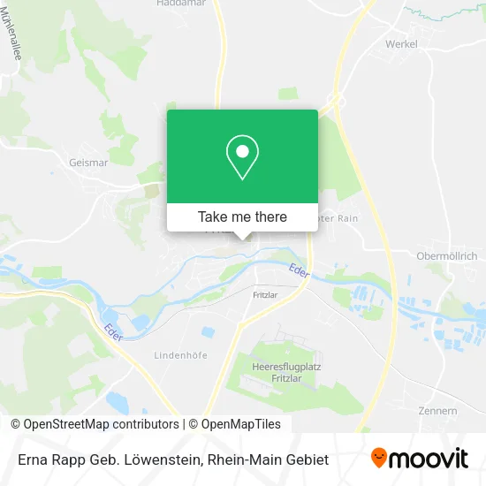 Карта Erna Rapp Geb. Löwenstein