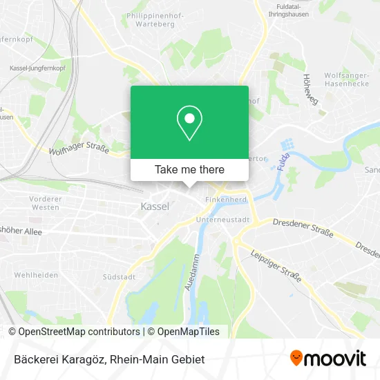 Карта Bäckerei Karagöz