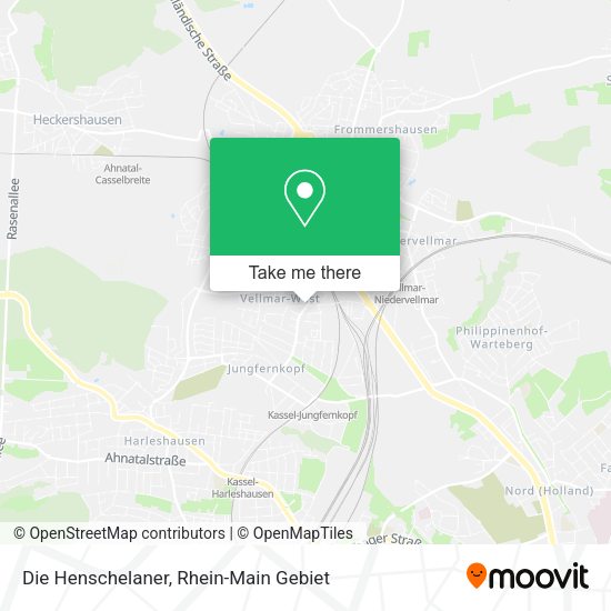 Карта Die Henschelaner