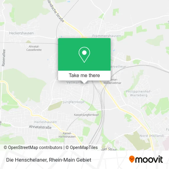 Карта Die Henschelaner