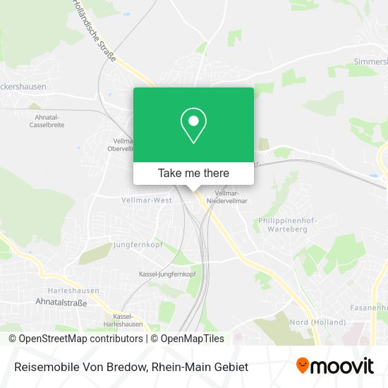 Карта Reisemobile Von Bredow