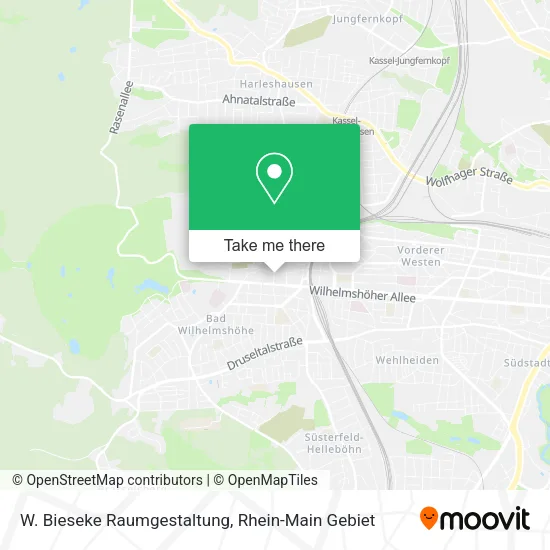 Карта W. Bieseke Raumgestaltung