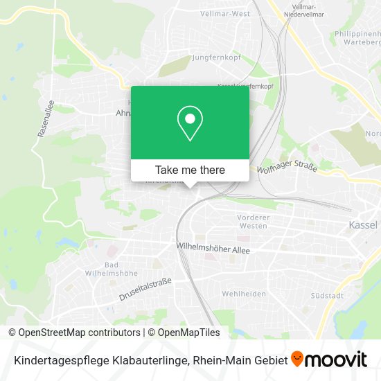 Карта Kindertagespflege Klabauterlinge