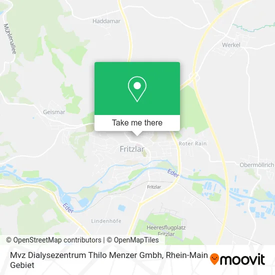 Карта Mvz Dialysezentrum Thilo Menzer Gmbh