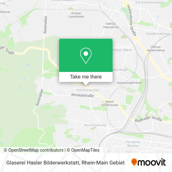 Карта Glaserei Hasler Bilderwerkstatt