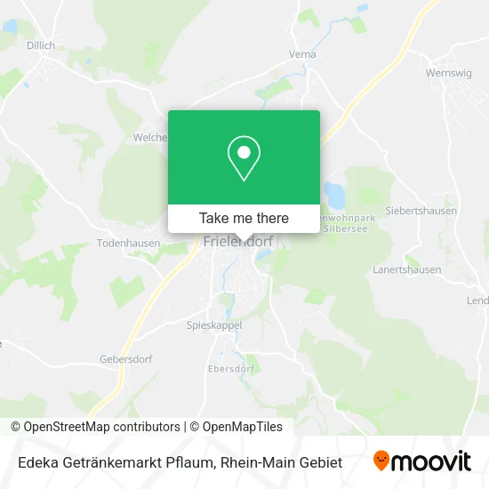 Карта Edeka Getränkemarkt Pflaum