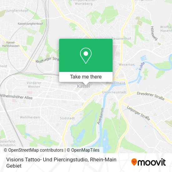 Карта Visions Tattoo- Und Piercingstudio