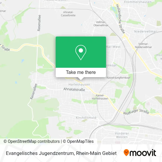 Карта Evangelisches Jugendzentrum