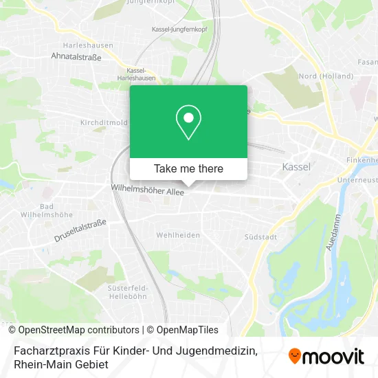 Карта Facharztpraxis Für Kinder- Und Jugendmedizin