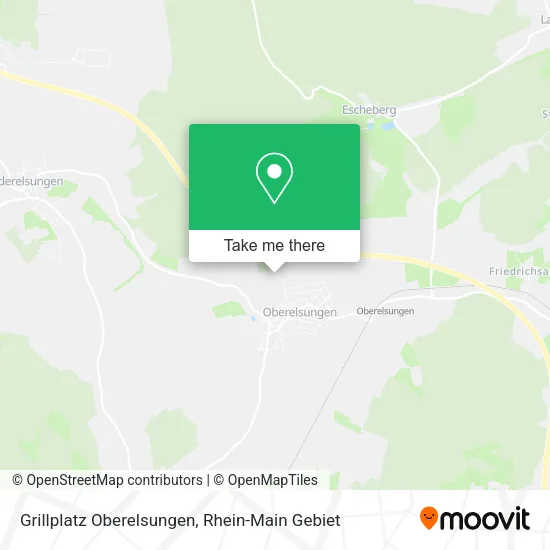 Карта Grillplatz Oberelsungen