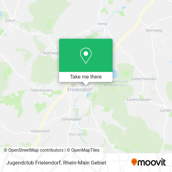 Карта Jugendclub Frielendorf