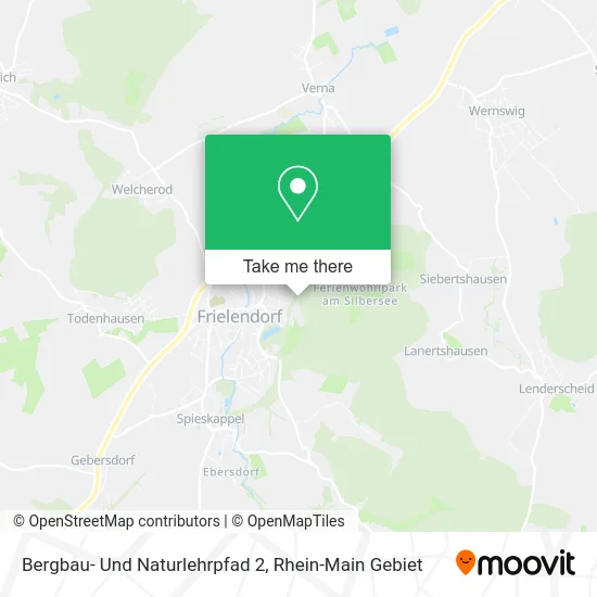 Карта Bergbau- Und Naturlehrpfad 2