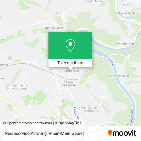 Карта Reiseservice Kersting