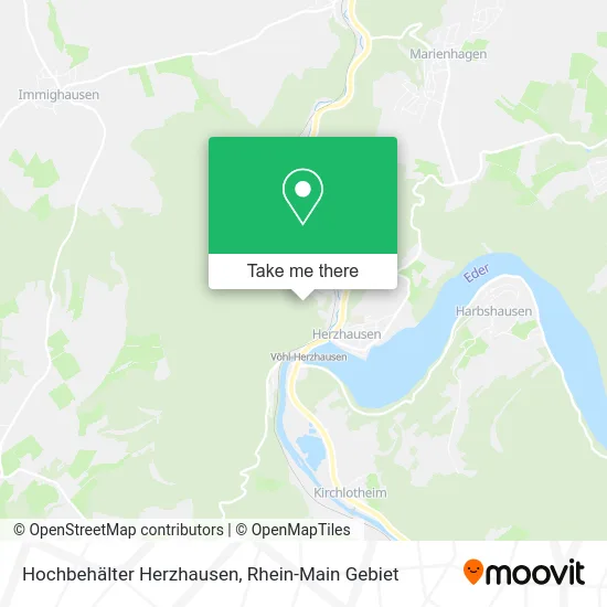 Карта Hochbehälter Herzhausen