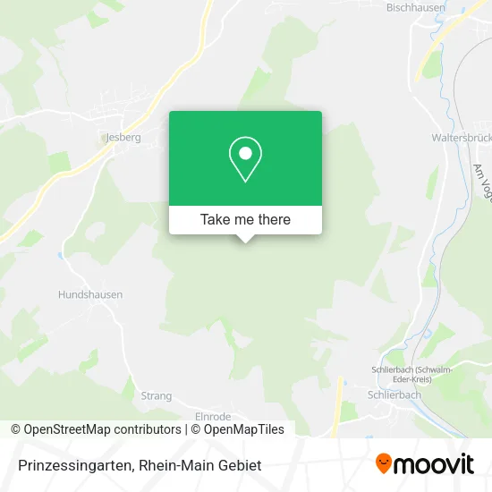 Карта Prinzessingarten
