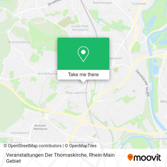 Карта Veranstaltungen Der Thomaskirche